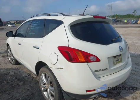 2010 Nissan Murano Le z USA, uszkodzony, nr VIN JN8AZ1MU3AW020680
